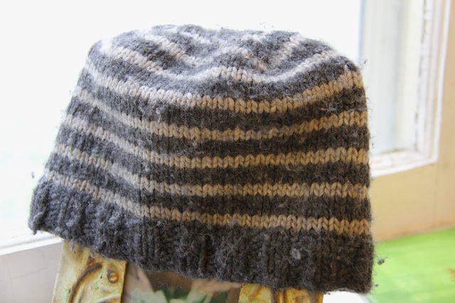 There's no doubt that this hat has been well worn. 