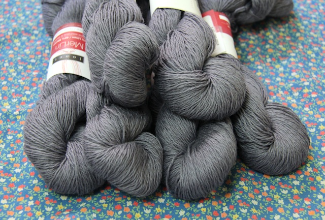 Louet MerLin in Steel Grey.