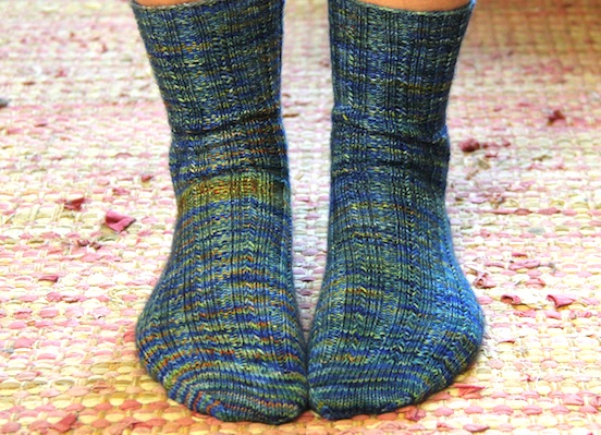 I kind of love the weird way colours pool around a flap heel. It should bother me, but it's so unpredictable I almost look forward to it.