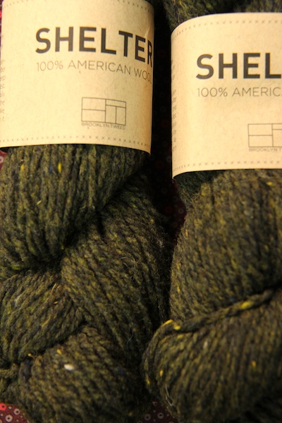 Brooklyn Tweed Shelter in Artifact, destined to be this hat.