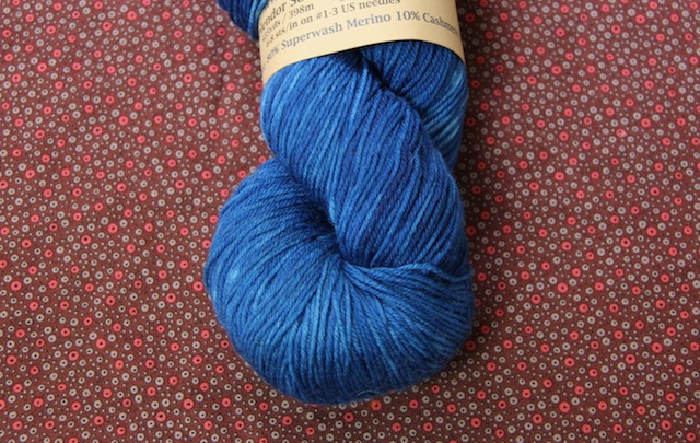 Jill Draper Makes Stuff Splendor Sock in Cobalt