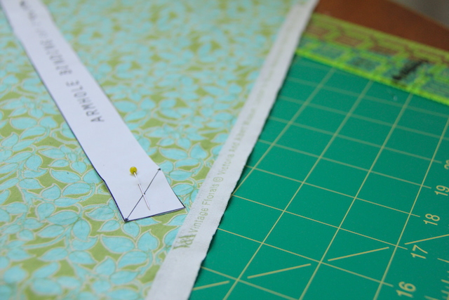 I am so, so desperate for green! This fabric is Vintage Floral, Vine, from Rowan's Victoria & Albert Museum collection. 