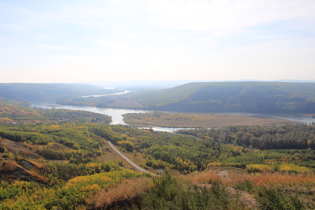 View of the Peace River.
