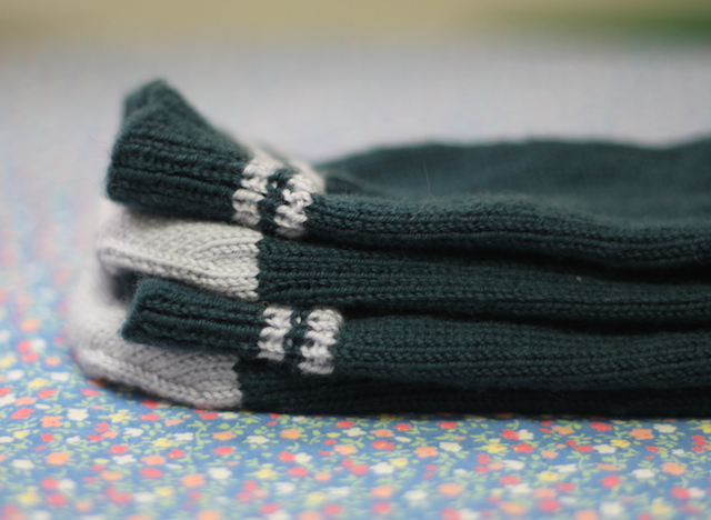 I also tweak the socks I knit for others: These were my dad's Christmas socks, mostly the same as last year's, but with a few subtle changes.